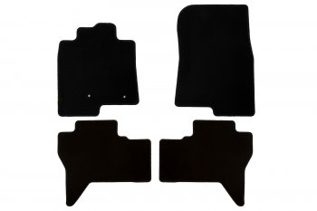 Текстильные коврики салона Klever Econom Mitsubishi Pajero ( 4 V90,  4 V80) (2006-2020) дорестайлинг, 1-ый рестайлинг, 3 дв. 1-ый рестайлинг, 2-ой рестайлинг (Черные)
