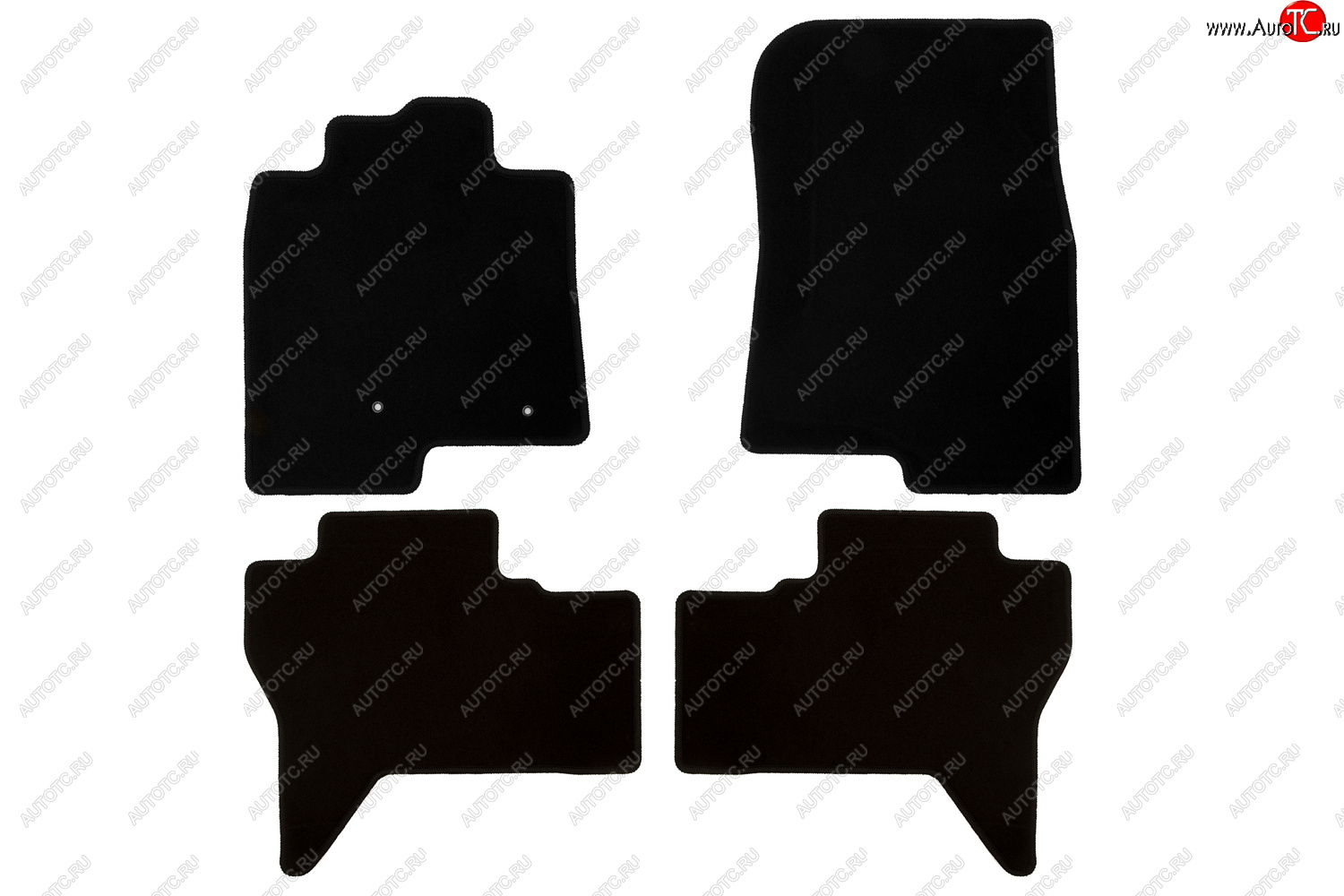 4 849 р. Текстильные коврики салона Klever Econom  Mitsubishi Pajero ( 4 V90,  4 V80) (2006-2020) дорестайлинг, 1-ый рестайлинг, 3 дв. 1-ый рестайлинг, 2-ой рестайлинг (Черные)  с доставкой в г. Чебоксары