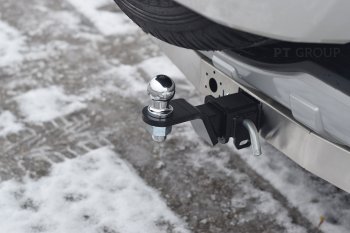 16 949 р. Фаркоп Petroil Tuning (съемный квадрат) Mitsubishi Pajero 4 V90 2-ой рестайлинг (2014-2020)  с доставкой в г. Чебоксары. Увеличить фотографию 3