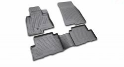 Коврики в салон Element 4 шт. (полиуретан) (5D) Mitsubishi Pajero  3 V70 (1999-2003) дорестайлинг