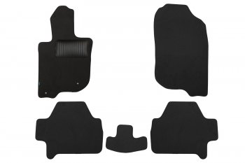 Текстильные коврики салона Klever Premium Mitsubishi Pajero ( 4 V90,  4 V80) (2006-2015) дорестайлинг, 1-ый рестайлинг, 3 дв. 1-ый рестайлинг (Черные)