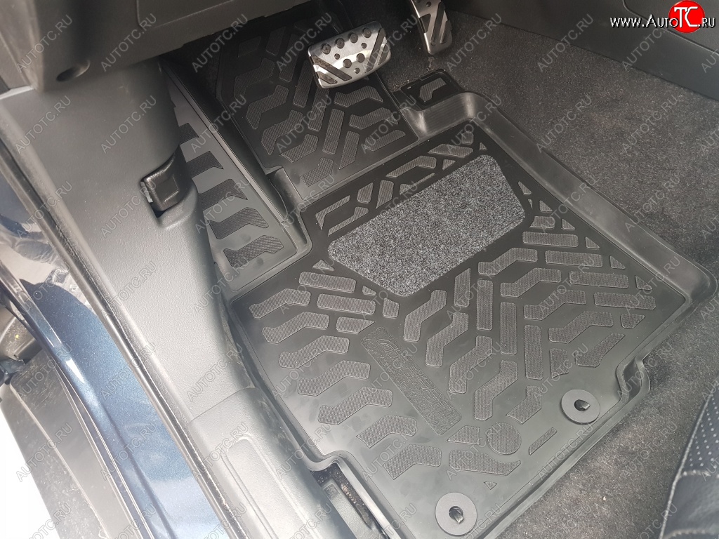 1 639 р. Коврики салона Aileron (3D с подпятником) Mitsubishi Pajero Sport PB дорестайлинг (2008-2013)  с доставкой в г. Чебоксары