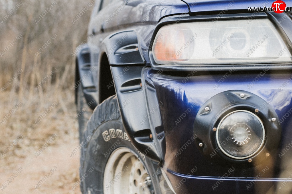 2 329 р. Подиумы противотуманных фар RA  Mitsubishi Pajero Sport  PA (1996-2004) дорестайлинг  с доставкой в г. Чебоксары