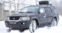 1 089 р. Зимняя заглушка решетки переднего бампера РА  Mitsubishi Pajero Sport  PA (1996-2004) дорестайлинг  с доставкой в г. Чебоксары. Увеличить фотографию 6