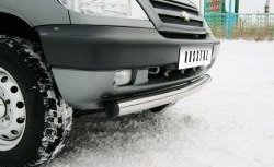 15 449 р. Одинарная защита переднего бампера SLITKOFF диаметром 76 мм  Chevrolet Niva  2123 (2002-2008), Лада 2123 (Нива Шевроле) (2002-2008)  с доставкой в г. Чебоксары. Увеличить фотографию 3
