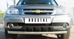 14 949 р. Одинарная защита переднего бампера Bertone диаметром 76 мм  Chevrolet Niva  2123 (2009-2020), Лада 2123 (Нива Шевроле) (2009-2021)  с доставкой в г. Чебоксары. Увеличить фотографию 2