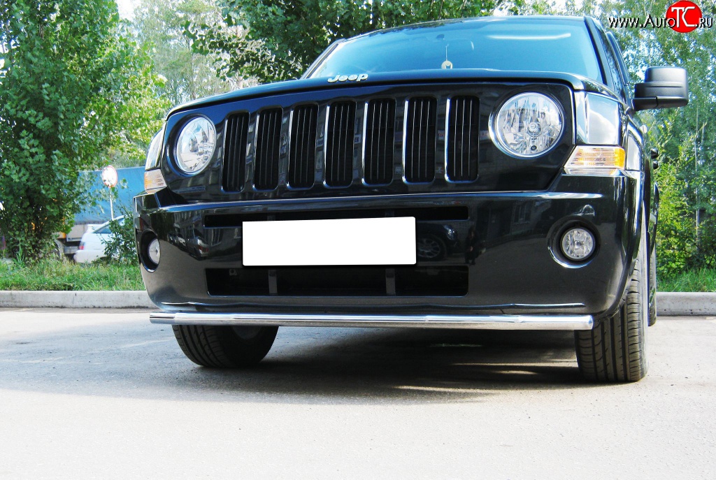 8 249 р. Одинарная защита переднего бампера Russtal 42 мм Jeep Liberty KJ дорестайлинг (2001-2004)  с доставкой в г. Чебоксары