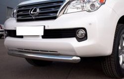 16 749 р. Одинарная защита переднего бампера SLITKOFF 76 мм Lexus GX460 J150 дорестайлинг (2009-2013)  с доставкой в г. Чебоксары. Увеличить фотографию 2