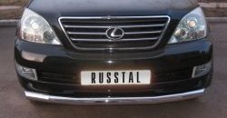 18 449 р. Одинарная защита переднего бампера SLITKOFF 76 мм  Lexus GX470  J120 (2002-2007) дорестайлинг  с доставкой в г. Чебоксары. Увеличить фотографию 2