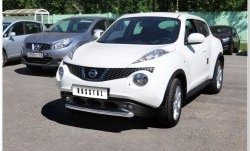 14 249 р. Одинарная защита переднего бампера SLITKOFF диаметром 63 мм  Nissan Juke  1 YF15 (2010-2014) дорестайлинг  с доставкой в г. Чебоксары. Увеличить фотографию 7