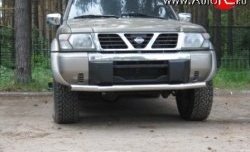 15 249 р. Одинарная защита переднего бампера SLITKOFF диаметром 70 мм  Nissan Patrol  5 (1997-2004) Y61 дорестайлинг, Y61 1-ый рестайлинг  с доставкой в г. Чебоксары. Увеличить фотографию 3