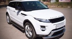 15 349 р. Одинарная защита переднего бампера SLITKOFF диаметром 76 мм (Dynamic)  Land Rover Range Rover Evoque  1 L538 (2011-2015) дорестайлинг 3 дв., дорестайлинг 5 дв.  с доставкой в г. Чебоксары. Увеличить фотографию 2