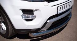 15 349 р. Одинарная защита переднего бампера SLITKOFF диаметром 76 мм (Dynamic)  Land Rover Range Rover Evoque  1 L538 (2011-2015) дорестайлинг 3 дв., дорестайлинг 5 дв.  с доставкой в г. Чебоксары. Увеличить фотографию 4