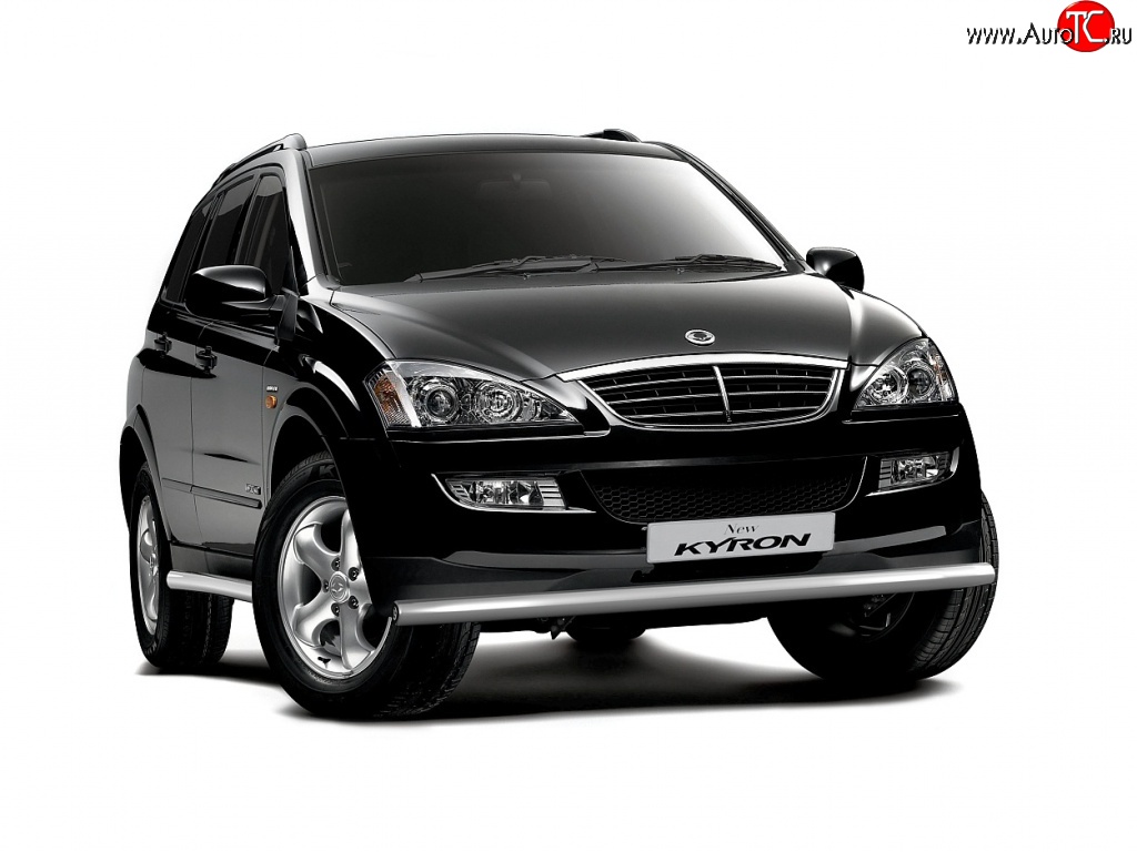 6 699 р. Одинарная защита переднего бампера Petroil Tuning диаметром 63 мм SSANGYONG Kyron дорестайлинг (2005-2007)  с доставкой в г. Чебоксары