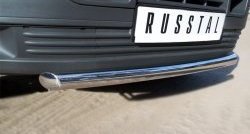 15 799 р. Одинарная защита переднего бампера SLITKOFF диаметром 63 мм  Volkswagen Transporter  T5 (2003-2009) дорестайлинг  с доставкой в г. Чебоксары. Увеличить фотографию 3