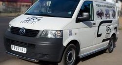 15 799 р. Одинарная защита переднего бампера SLITKOFF диаметром 63 мм  Volkswagen Transporter  T5 (2003-2009) дорестайлинг  с доставкой в г. Чебоксары. Увеличить фотографию 4
