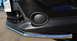 13 699 р. Одинарная защита переднего бампера диаметром 42 мм SLITKOFF  Nissan Qashqai  2 (2013-2019) J11 дорестайлинг  с доставкой в г. Чебоксары. Увеличить фотографию 3