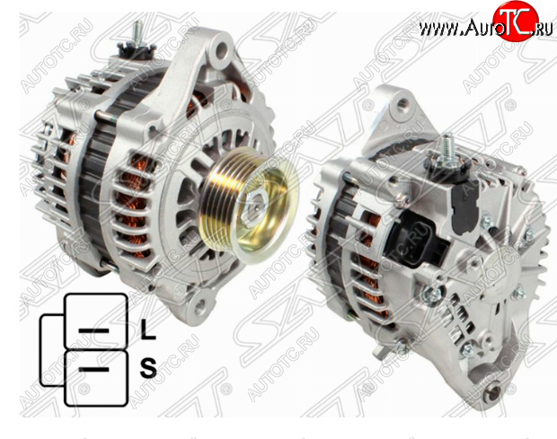 9 499 р. Генератор SAT (12V/80A)  Nissan AD  Y11 - Sunny  B15  с доставкой в г. Чебоксары