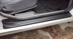 2 489 р. Накладки на порожки автомобиля RA  Nissan Almera  N16 (2000-2003) седан дорестайлинг (Комплект (4 шт.))  с доставкой в г. Чебоксары. Увеличить фотографию 4
