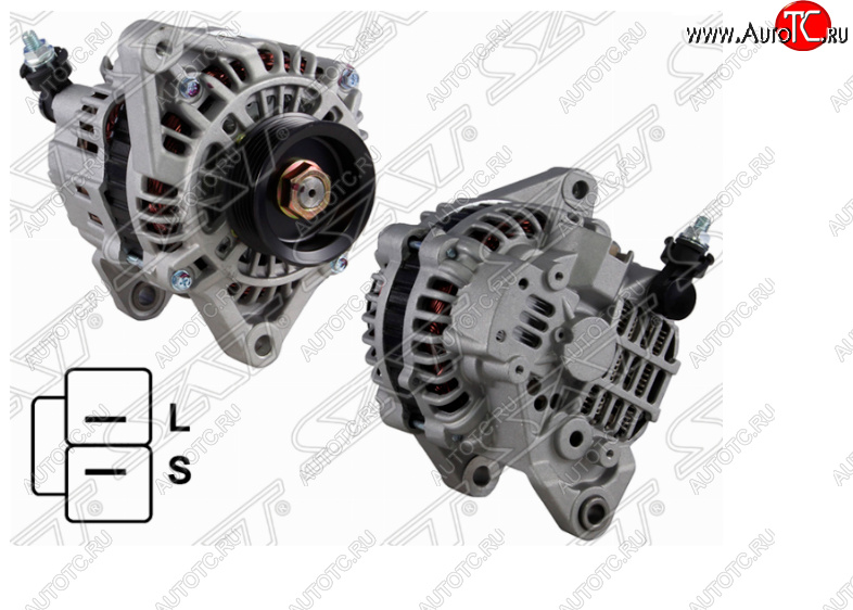 7 599 р. Генератор SAT (12V/80A)  Nissan Almera  N15 - Sunny  N14  с доставкой в г. Чебоксары