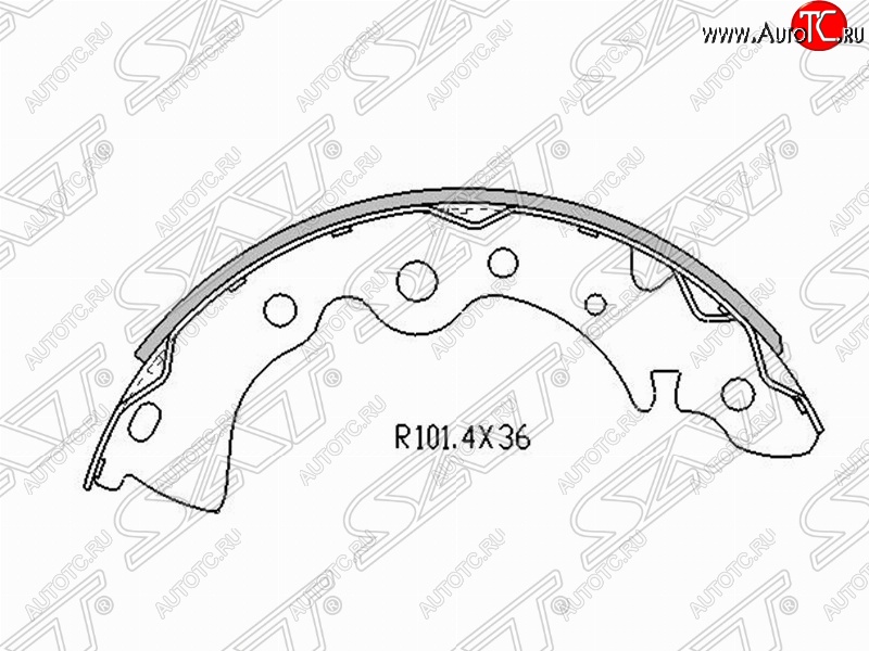 979 р. Колодки тормозные задние EURO SAT Nissan Almera Classic седан B10 (2006-2013)  с доставкой в г. Чебоксары