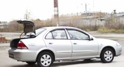 1 389 р. Накладка на задний бампер RA  Nissan Almera Classic  седан (2006-2013) B10  с доставкой в г. Чебоксары. Увеличить фотографию 3