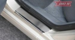 Накладки на внутренние пороги Souz-96 Nissan Almera Classic  седан (2006-2013) B10