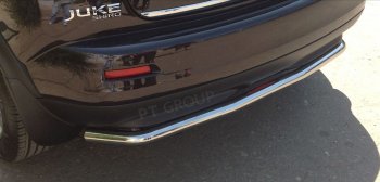 3 049 р. Защита заднего бампера Petroil Tuning (d51, нержавейка)  Nissan Juke  1 YF15 (2010-2014) дорестайлинг  с доставкой в г. Чебоксары. Увеличить фотографию 2