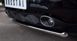 14 249 р. Одинарная защита переднего бампера SLITKOFF диаметром 63 мм (4x4)  Nissan Juke  1 YF15 (2010-2014) дорестайлинг  с доставкой в г. Чебоксары. Увеличить фотографию 3