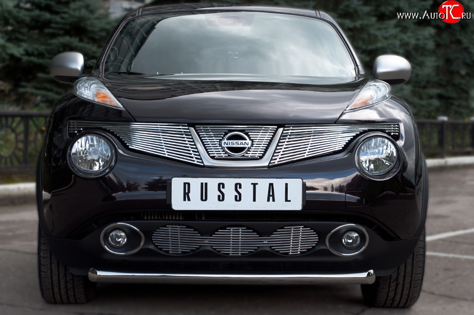 14 249 р. Одинарная защита переднего бампера SLITKOFF диаметром 63 мм (4x4)  Nissan Juke  1 YF15 (2010-2014) дорестайлинг  с доставкой в г. Чебоксары