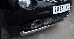 14 999 р. Одинарная защита переднего бампера SLITKOFF диаметром 76 мм (4x4)  Nissan Juke  1 YF15 (2010-2014) дорестайлинг  с доставкой в г. Чебоксары. Увеличить фотографию 2