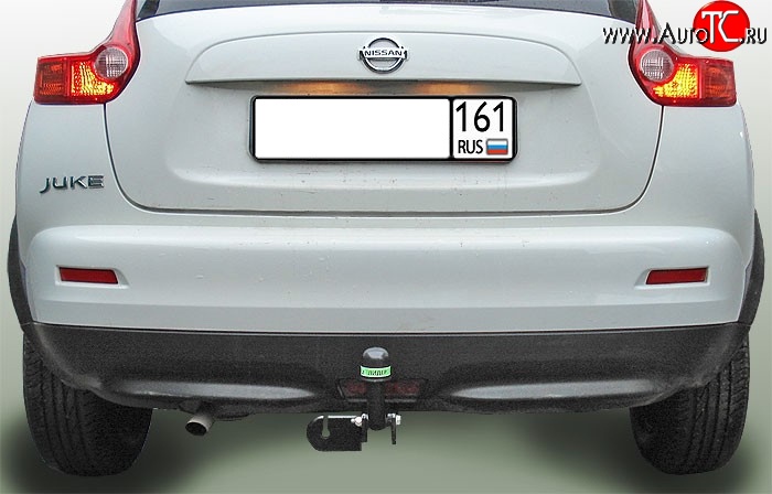 7 199 р. Фаркоп (2WD) Лидер Плюс Nissan Juke 1 YF15 дорестайлинг (2010-2014) (Без электропакета)  с доставкой в г. Чебоксары