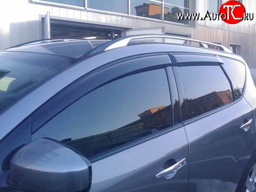4 199 р. Дефлекторы окон (ветровики) Novline 4 шт Nissan Murano 2 Z51 рестайлинг (2010-2016)  с доставкой в г. Чебоксары