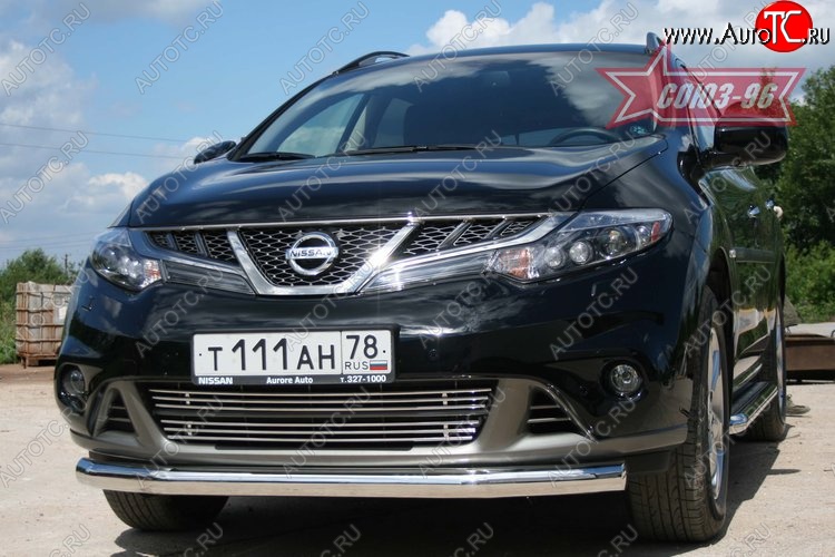 6 362 р. Декоративный элемент воздухозаборника Souz-96 (d10)  Nissan Murano  2 Z51 (2010-2016) рестайлинг  с доставкой в г. Чебоксары