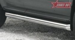 Защита порогов Souz-96 (d76) Nissan Murano  1 Z50 (2002-2009)