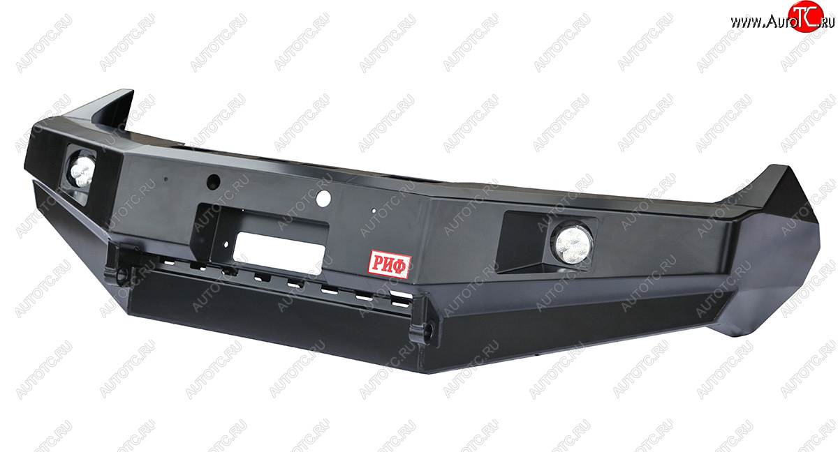 57 009 р. Бампер передний силовой РИФ  Nissan Navara  2 D40 - Pathfinder  R51 (С дополнительными фарами без защитной дуги)  с доставкой в г. Чебоксары