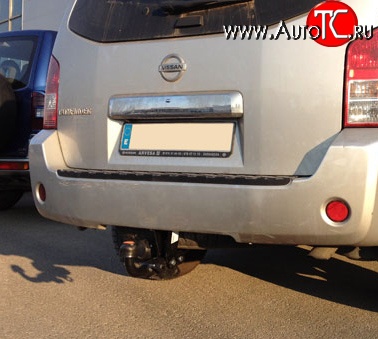 22 699 р. Фаркоп (с пластиковым бампером) NovLine Nissan Navara 2 D40 дорестайлинг (2004-2010)  с доставкой в г. Чебоксары