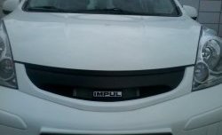 9 649 р. Решётка радиатора Impul Nissan Note 1 E11 рестайлинг (2008-2013) (Неокрашенная)  с доставкой в г. Чебоксары. Увеличить фотографию 2