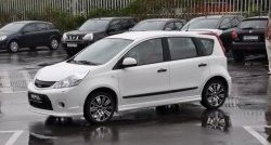 9 649 р. Решётка радиатора Impul Nissan Note 1 E11 рестайлинг (2008-2013) (Неокрашенная)  с доставкой в г. Чебоксары. Увеличить фотографию 8