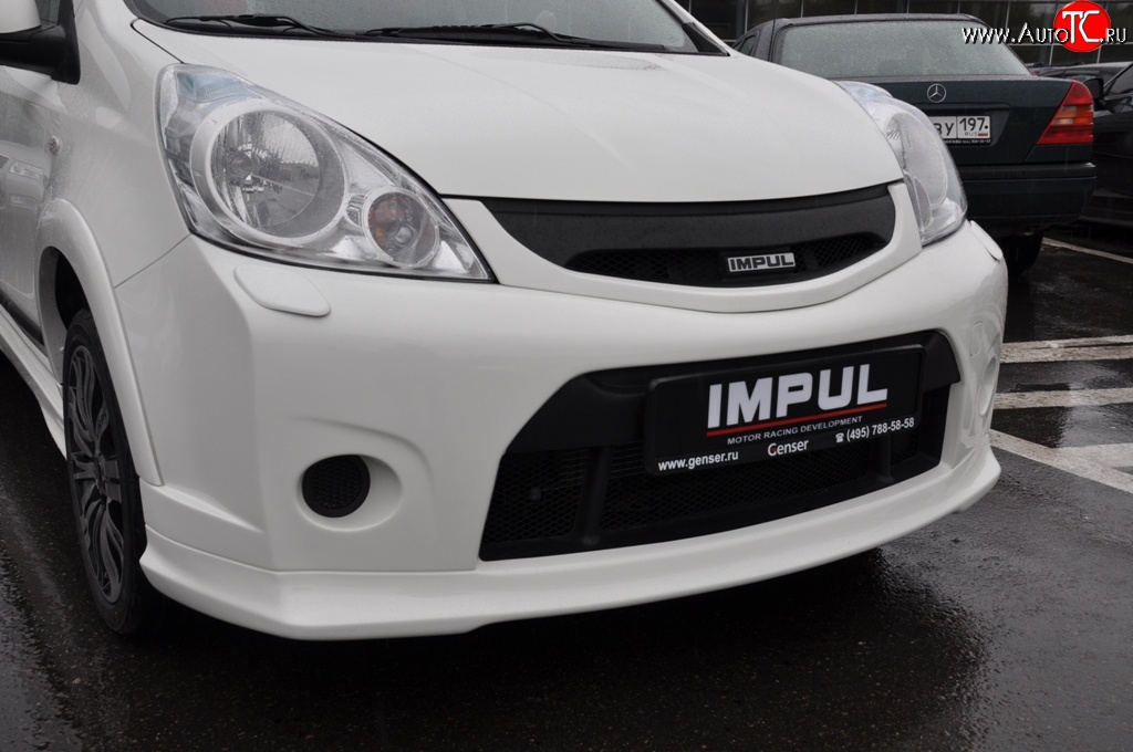 9 649 р. Решётка радиатора Impul Nissan Note 1 E11 рестайлинг (2008-2013) (Неокрашенная)  с доставкой в г. Чебоксары