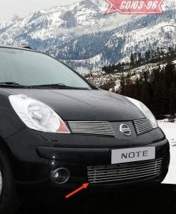 Декоративный элемент воздухозаборника Souz-96 (d10) Nissan Note  1 (2004-2008) E11 дорестайлинг
