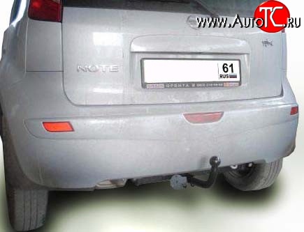 7 299 р. Фаркоп Лидер Плюс Nissan Note 1 E11 дорестайлинг (2004-2008) (Без электропакета)  с доставкой в г. Чебоксары