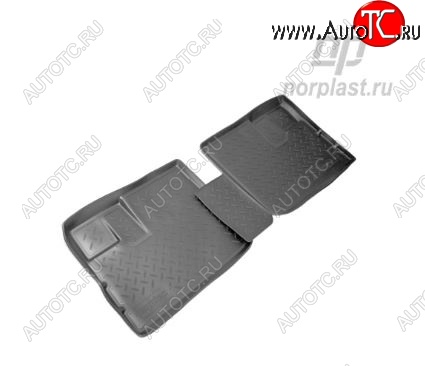 1 239 р. Коврики салонные Noplast (задние) Nissan NP300 (2008-2013)  с доставкой в г. Чебоксары