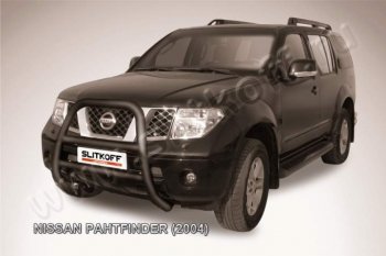 Кенгурятник d76 высокий Nissan Pathfinder  R51 (2004-2007) дорестайлинг