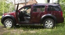 2 159 р. Накладки порожков салона RA Nissan Pathfinder R51 рестайлинг (2009-2014) (Комплект (4 шт.))  с доставкой в г. Чебоксары. Увеличить фотографию 4