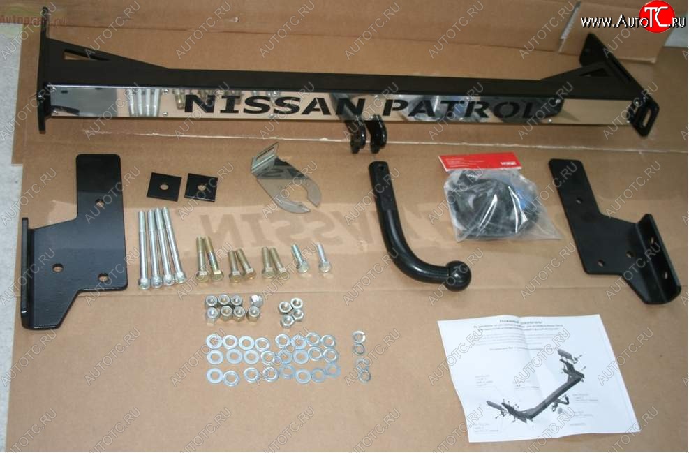9 089 р. Фаркоп Souz-96 Nissan Patrol 5 Y61 дорестайлинг (1997-2001)  с доставкой в г. Чебоксары