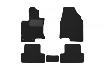 Текстильные коврики салона Klever Premium сборка РФ Nissan Qashqai  1 (2007-2013) дорестайлинг, J10 рестайлинг
