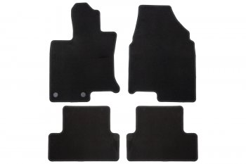 Текстильные коврики салона Klever Econom Nissan Qashqai  1 (2007-2013) дорестайлинг, J10 рестайлинг (Черные)