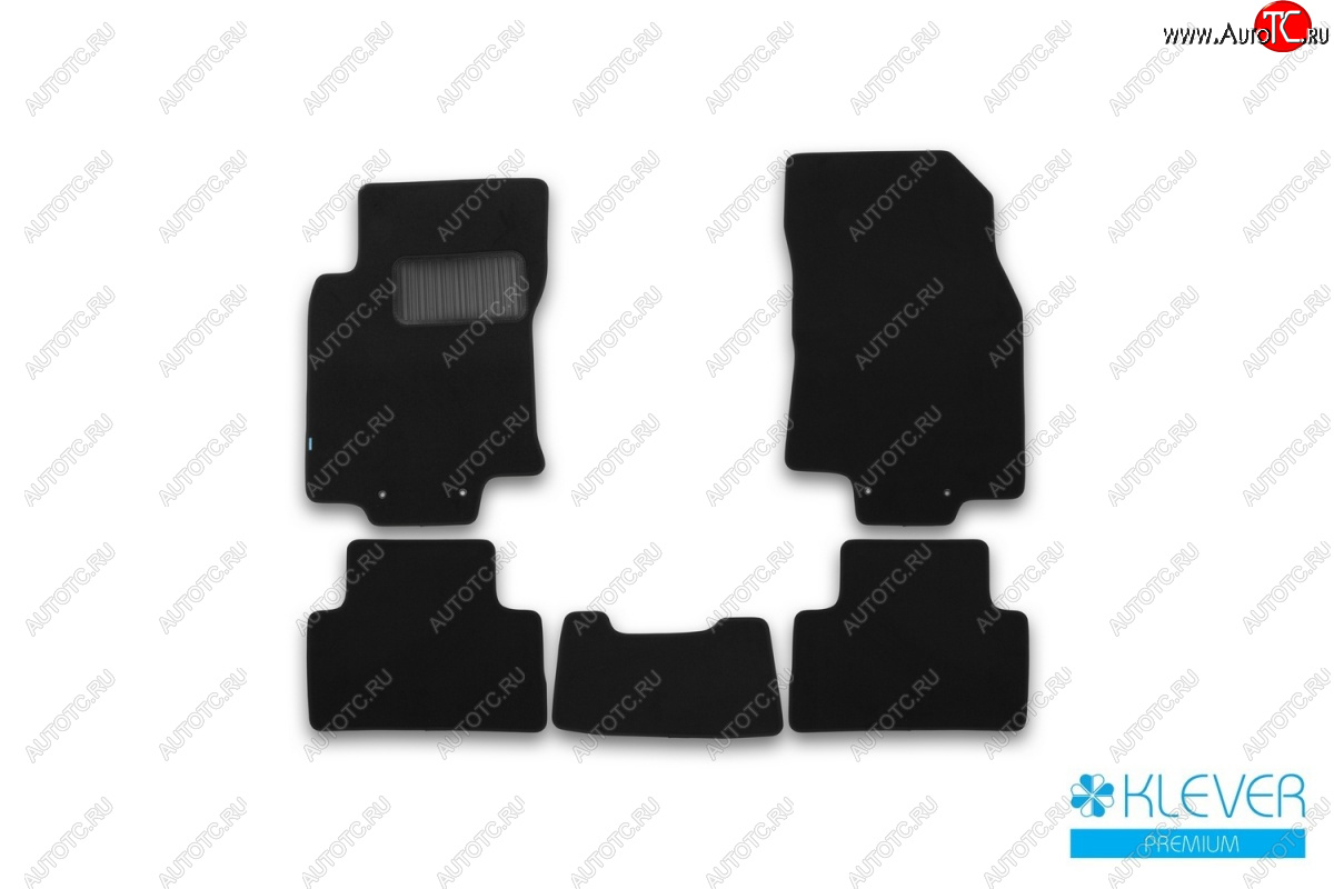 2 859 р. Текстильные коврики салона Klever Premium сборка РФ Nissan Qashqai 2 J11 дорестайлинг (2013-2019)  с доставкой в г. Чебоксары