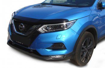 Дефлектор капота SIM Nissan Qashqai  2 (2017-2022) J11 рестайлинг